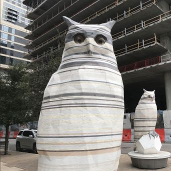 a person standing in front of a building