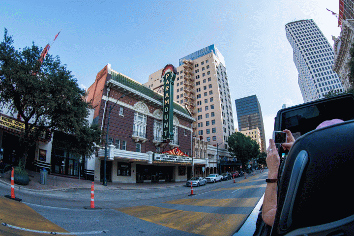 View of Paramount Theatre in Austin Texas